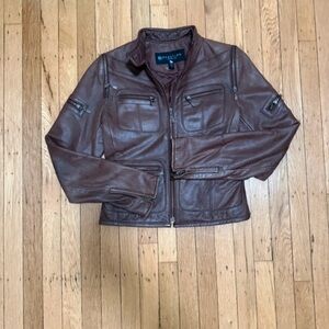 Kenneth Cole Chocolate Utility Jacket